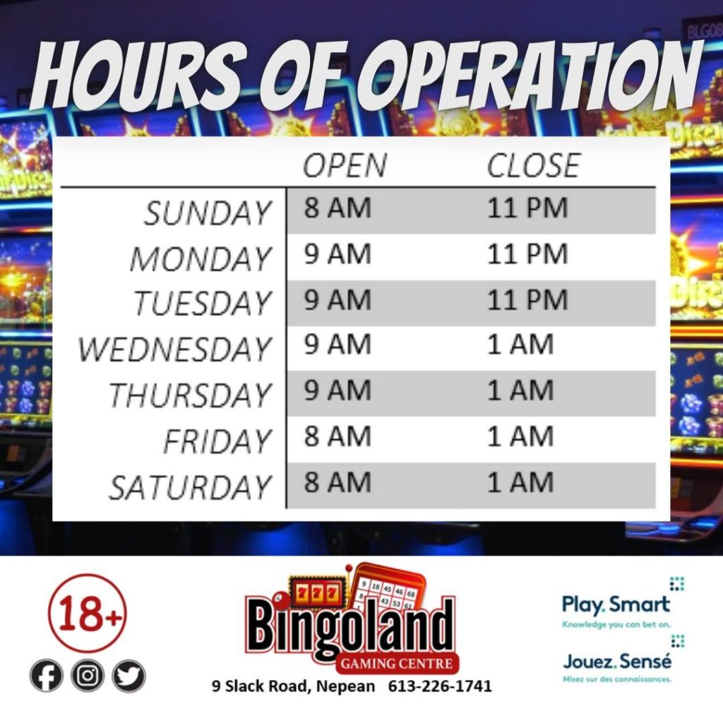 Bingoland South · Ottawa’s Premiere Bingo Destination